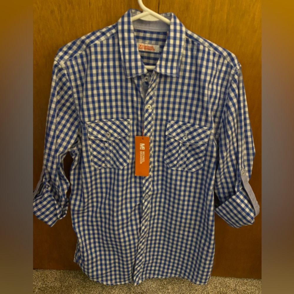 Michael Brandon checked shirt size M